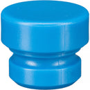 Cable Techniques Low-Profile Cap for Low-Profile XLR Connectors, Outlet for up to 6.0mm OD Cable (Large, Blue)
