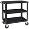 ConeCarts Small 3-Shelf Workstation Cart