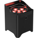 CHAUVET DJ Freedom Par T6 Kit with Six Battery-Powered RGB LED PAR Lights and SKB iSeries Case