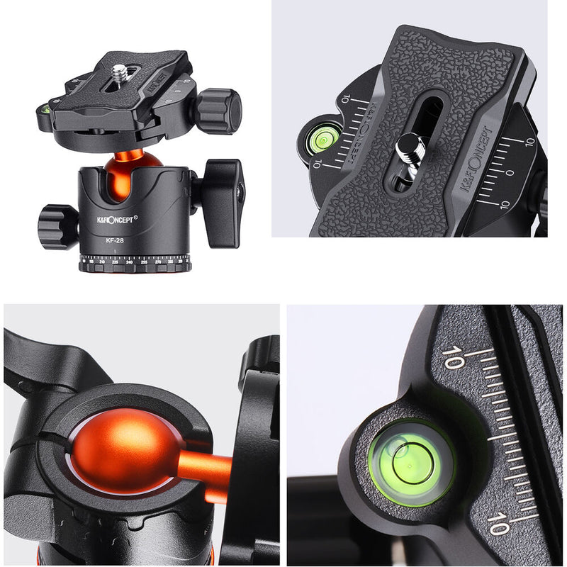 K&F Concept SA234 DSLR Camera Tripod with KF-28 Ball Head