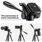 K&F Concept KF09.115 Lightweight Video Travel Tripod with Smartphone Clamp