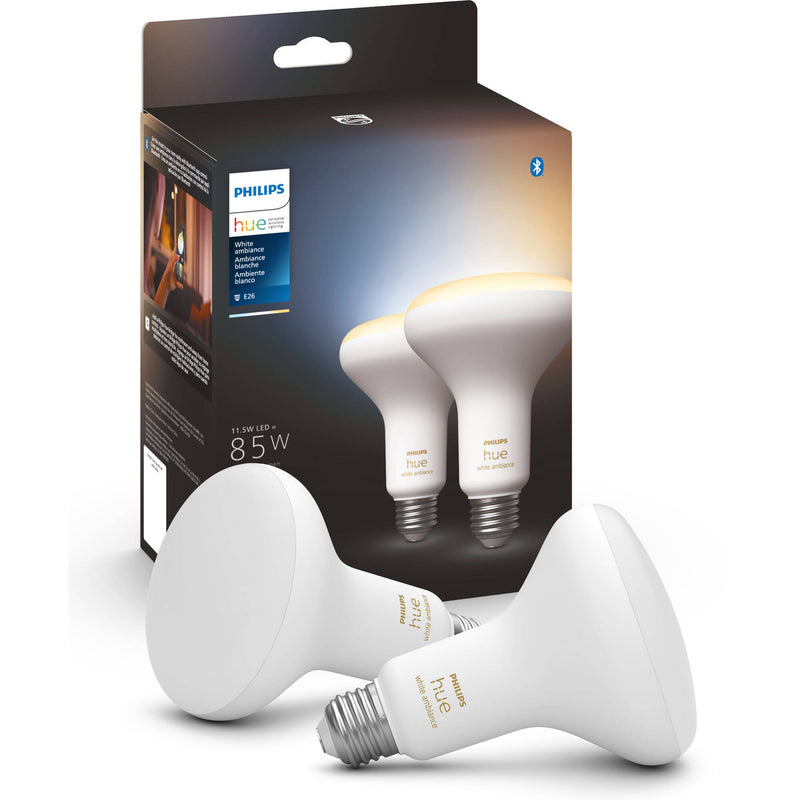 Philips Hue BR30 Bulb (White Ambiance, 2-Pack)