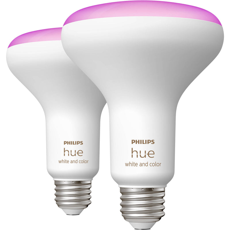 Philips Hue BR30 Bulb (White & Color Ambiance, 2-Pack)