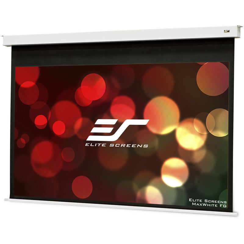 Elite Screens In-Ceiling Electric Projection Screen with MaxWhite FG (92")