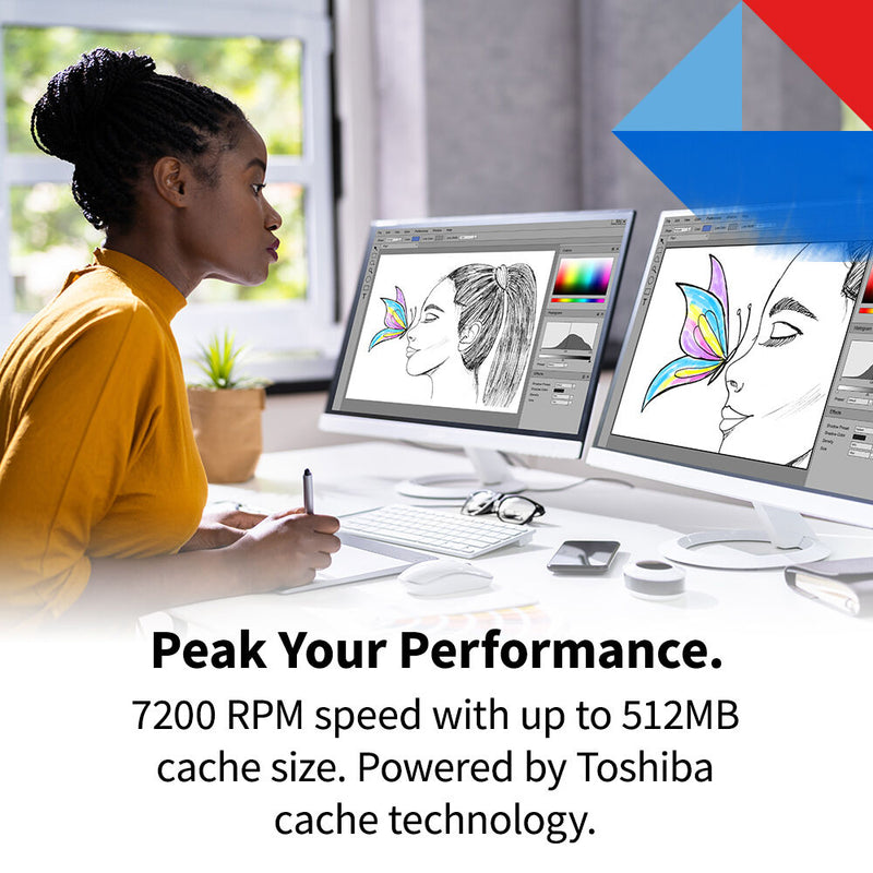 Toshiba 12TB X300 Pro Performance 3.5" CMR Internal HDD
