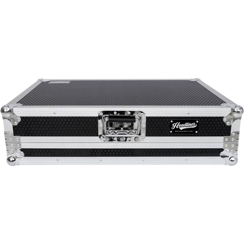 Headliner Flight Case with Laptop Platform for Pioneer DDJ-FLX10 and DDJ-1000SRT (Silver and Black)