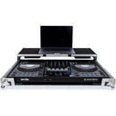 Headliner Flight Case with Laptop Platform for Pioneer DDJ-FLX10 and DDJ-1000SRT (Silver and Black)