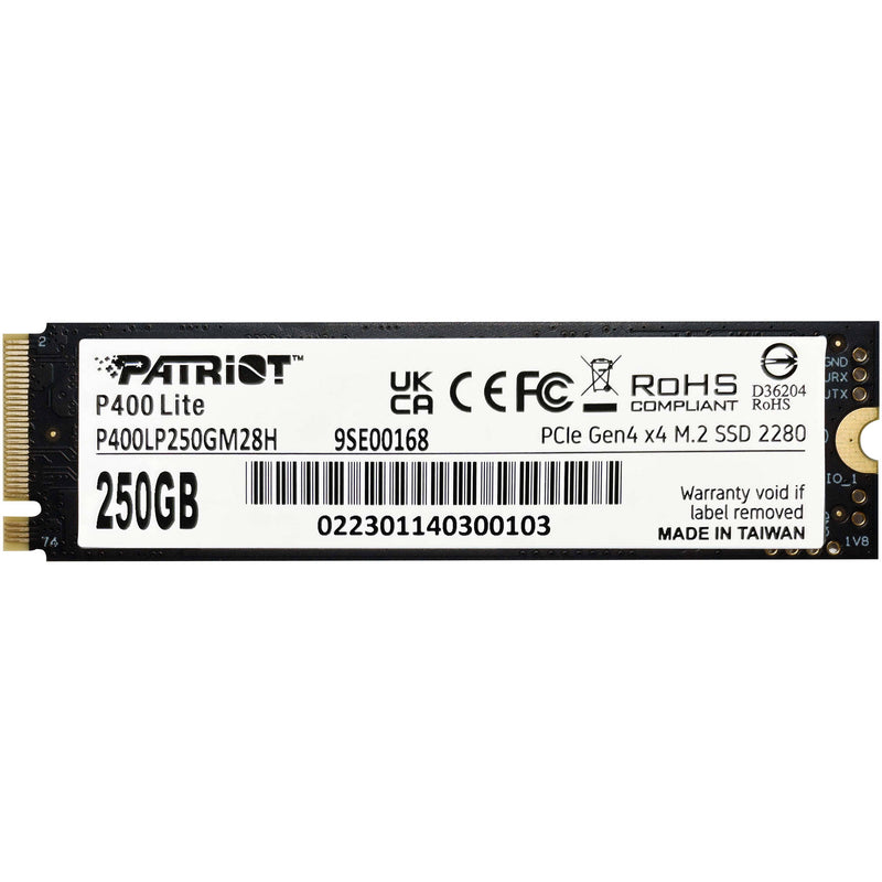Patriot 250GB P400 NVMe PCIe 4.0 M.2 2280 Internal SSD