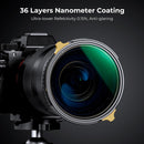 K&F Concept Nano-X Pro Series CPL+ND2-32 Filter (67mm, 1 to 5-Stop)