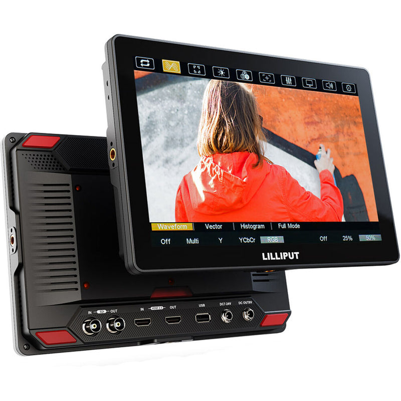 Lilliput HT10S 10.1" High-Bright 1500 cd/m&sup2; On-Camera Touchscreen Monitor