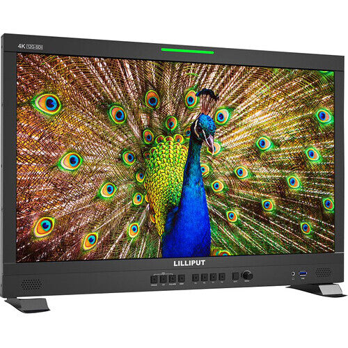 Lilliput Q24 23.6" 12G-SDI/HDMI Broadcast Studio Monitor with Carry On Case (V-Mount)