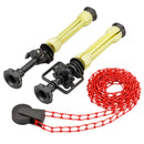 Impact Varidrive with Black/Gray/Red/Silver Metal Chains and Quad Hook Kit