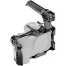 8Sinn Cage for Canon EOS R, R5, R6 and R6 Mark II with Black Raven Top Handle