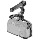 8Sinn Cage for Canon EOS R, R5, R6 and R6 Mark II with Black Raven Top Handle