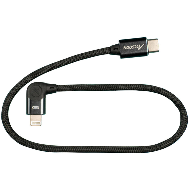 Accsoon USB-C Male to Lightning Male Cable (1')