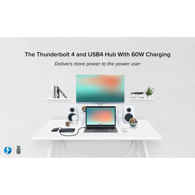 Plugable 3-Port Thunderbolt 4 and USB4 Hub