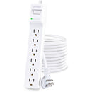 CyberPower B625 Essential 6-Outlet Surge Protector (White)