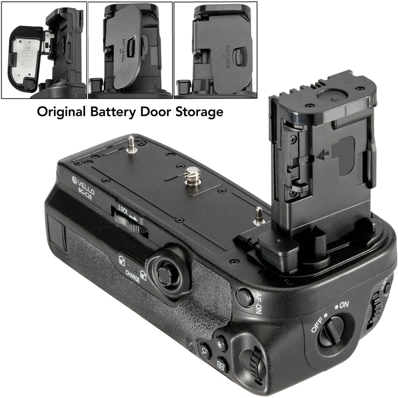 Vello Battery Grip for Canon EOS R5 C, R5, R6 II, and R6 Mirrorless Cameras