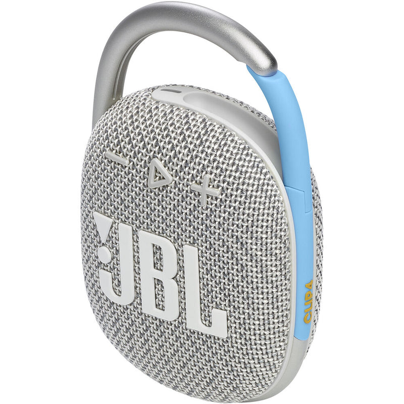 JBL Clip 4 Eco Ultra-Portable Waterproof Bluetooth Speaker (Cloud White)