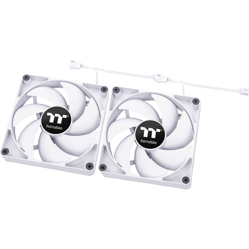 Thermaltake CT120 PC Cooling Fan (White, 2-Pack)