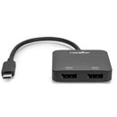 Rocstor USB-C to Dual DisplayPort Adapter