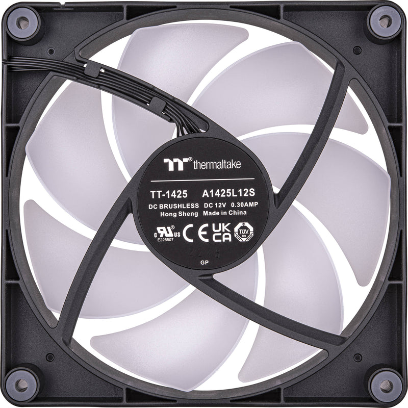 Thermaltake CT140 PC Cooling Fan with ARGB (Black, 2-Pack)