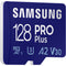 Samsung 128GB PRO Plus microSDXC Memory Card with SD Adapter