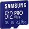 Samsung 512GB PRO Plus microSDXC Memory Card with SD Adapter