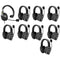 Saramonic WiTalk-WT9D 9-Person Full-Duplex Wireless Intercom System with Dual-Ear Remote Headsets (1.9 GHz)