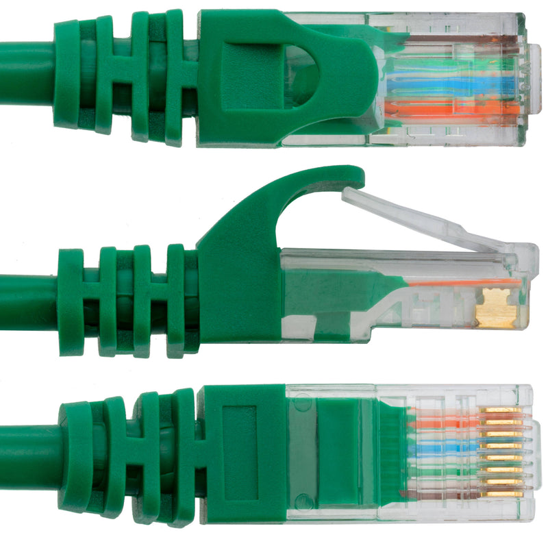 Pearstone Cat 5e Snagless Network Patch Cable (Green, 14')