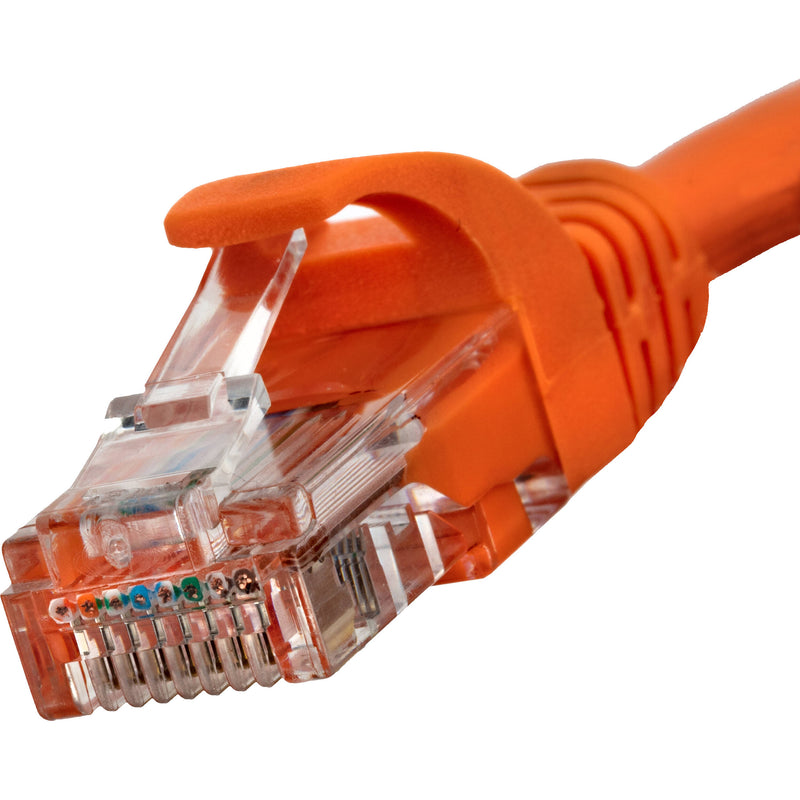Pearstone Cat 5e Snagless Network Patch Cable (Orange, 25')