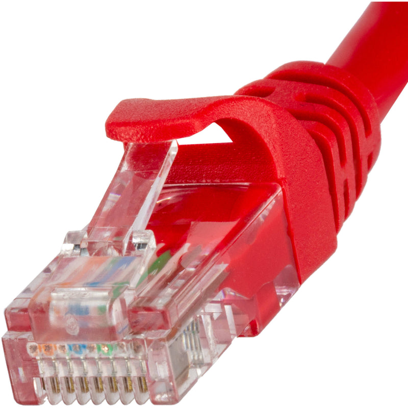 Pearstone Cat 5e Snagless Network Patch Cable (Red, 7')
