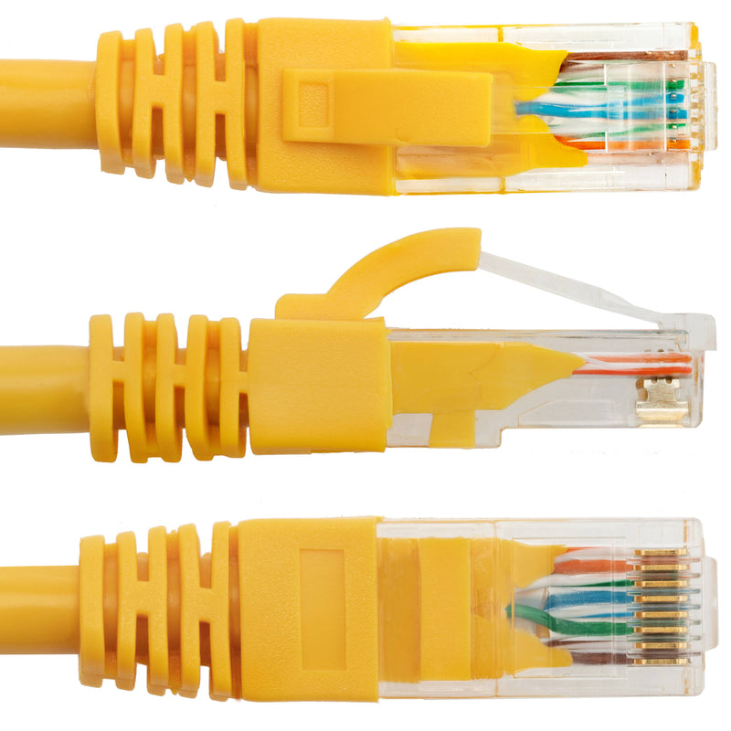 Pearstone Cat 6 Snagless Network Patch Cable (Yellow, 10')