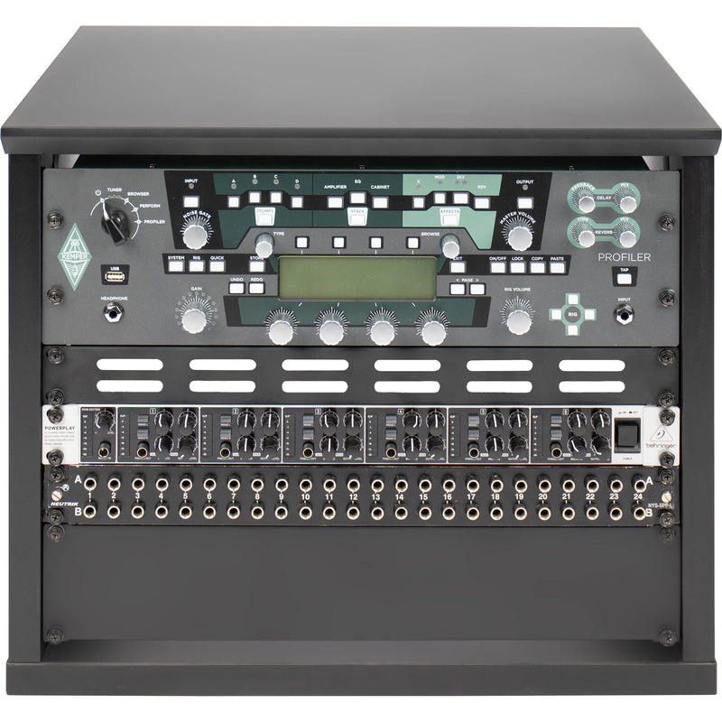 Gator Elite Series Furniture Desktop Studio Rack (8 RU, Black)