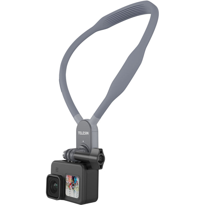 TELESIN U-Hanging Neck Bracket for Action Cameras & Smartphones (Large)