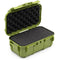 Seahorse 57 Micro Hard Case (Green, Foam Interior and O-Ring)