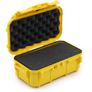 Seahorse 57 Micro Hard Case (Yellow, Foam Interior and O-Ring)