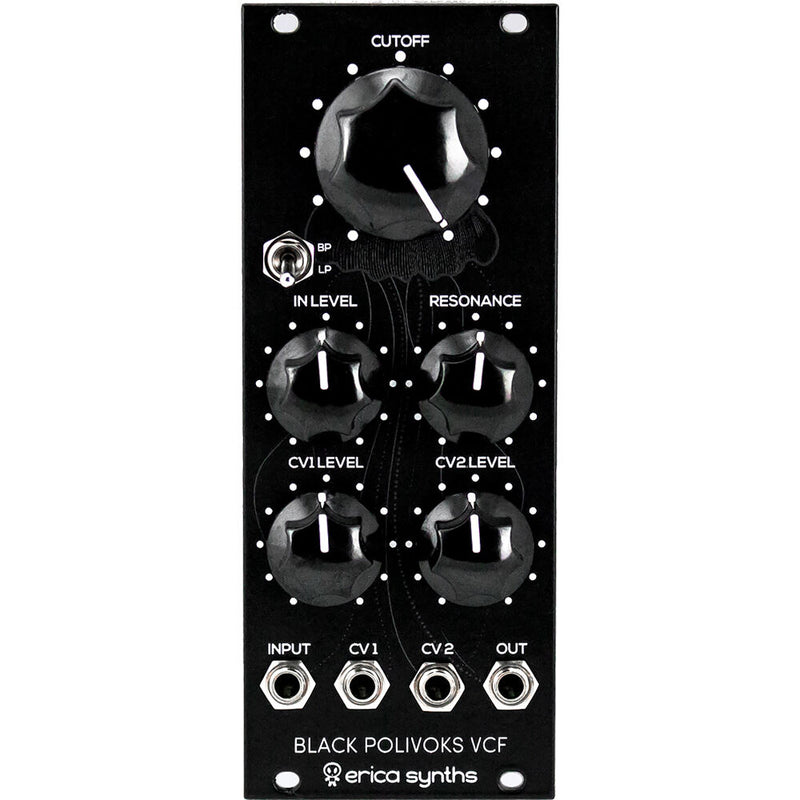 Erica Synths Black Polivoks VCF V2 Eurorack Module (10 HP)