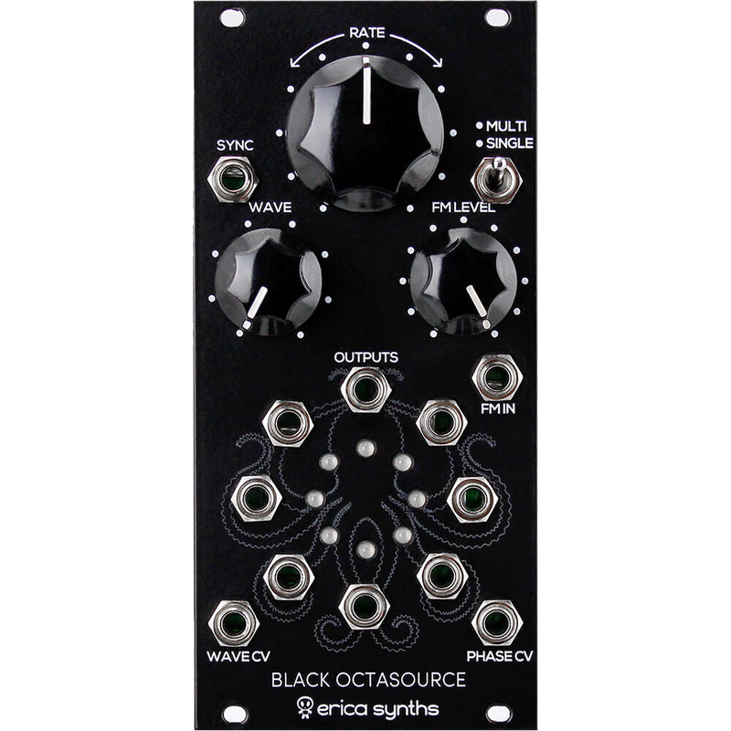 Erica Synths Black Octasource Eurorack Module (12 HP)