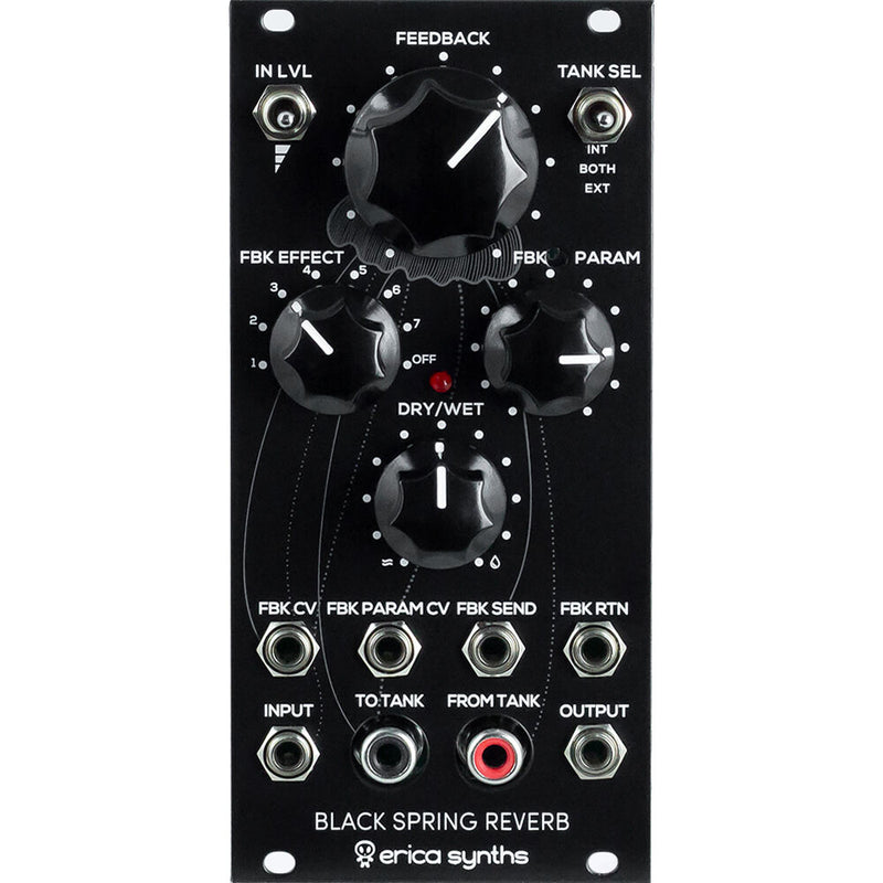 Erica Synths Black Spring Reverb Eurorack Module (12 HP)
