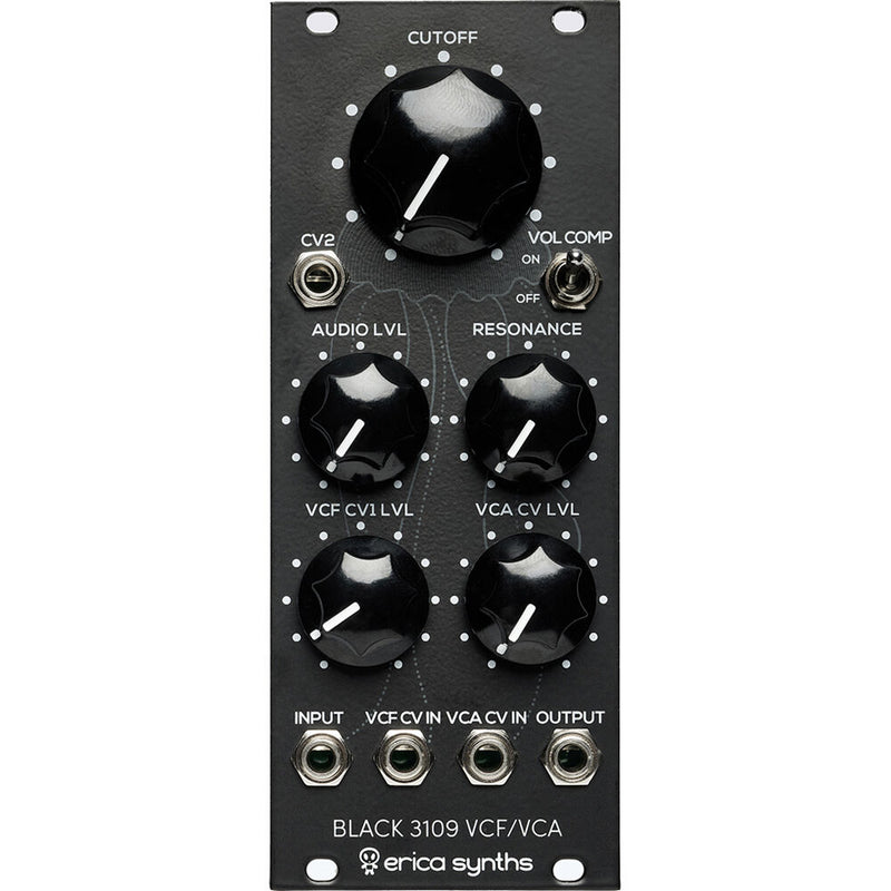 Erica Synths Black 3109 VCF/VCA Eurorack Module (10 HP)