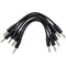 Erica Synths Braided Eurorack Patch Cables (Black, 5-Pack, 3.9")