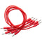 Erica Synths Braided Eurorack Patch Cables (Red, 5-Pack, 23.6")