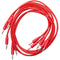 Erica Synths Braided Eurorack Patch Cables (Red, 5-Pack, 35.4")