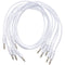 Erica Synths Braided Eurorack Patch Cables (White, 5-Pack, 23.6")