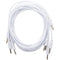 Erica Synths Braided Eurorack Patch Cables (White, 5-Pack, 35.4")