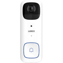 Lorex B463AJD-E 2K QHD Wi-Fi Battery-Powered Video Doorbell (White) with ACCHM2-B Wi-Fi Chimebox
