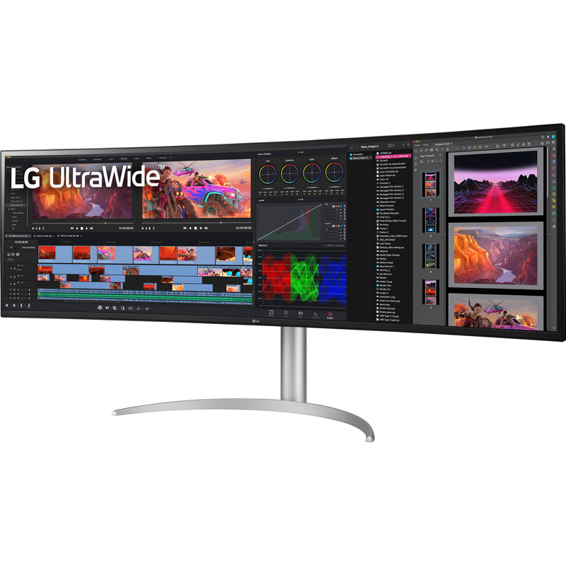 LG UltraWide 49BQ95C-W 49" Dual QHD HDR 144 Hz Curved Monitor