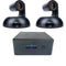 AIDA Imaging 2 x HD NDI HX PTZ 18x Zoom Cameras + Splyce NDI Switcher + vMix 4K Bundle