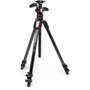 Manfrotto MT055CXPRO3 Carbon Fiber Tripod with MHXPRO-3W Head & Move Quick Release Kit